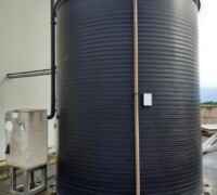 article no.: 30355<br><br> 20 m³ used PE round tank / storage tank<br><br>van Leeuwen & Brust GmbH<br><br>